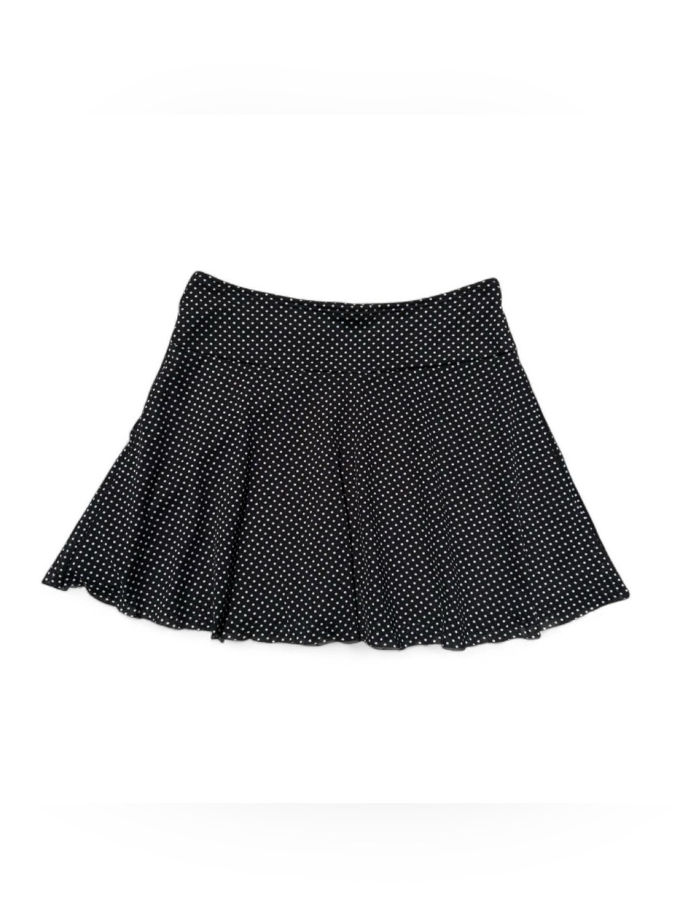 vintage 90s polka dot mini skirt